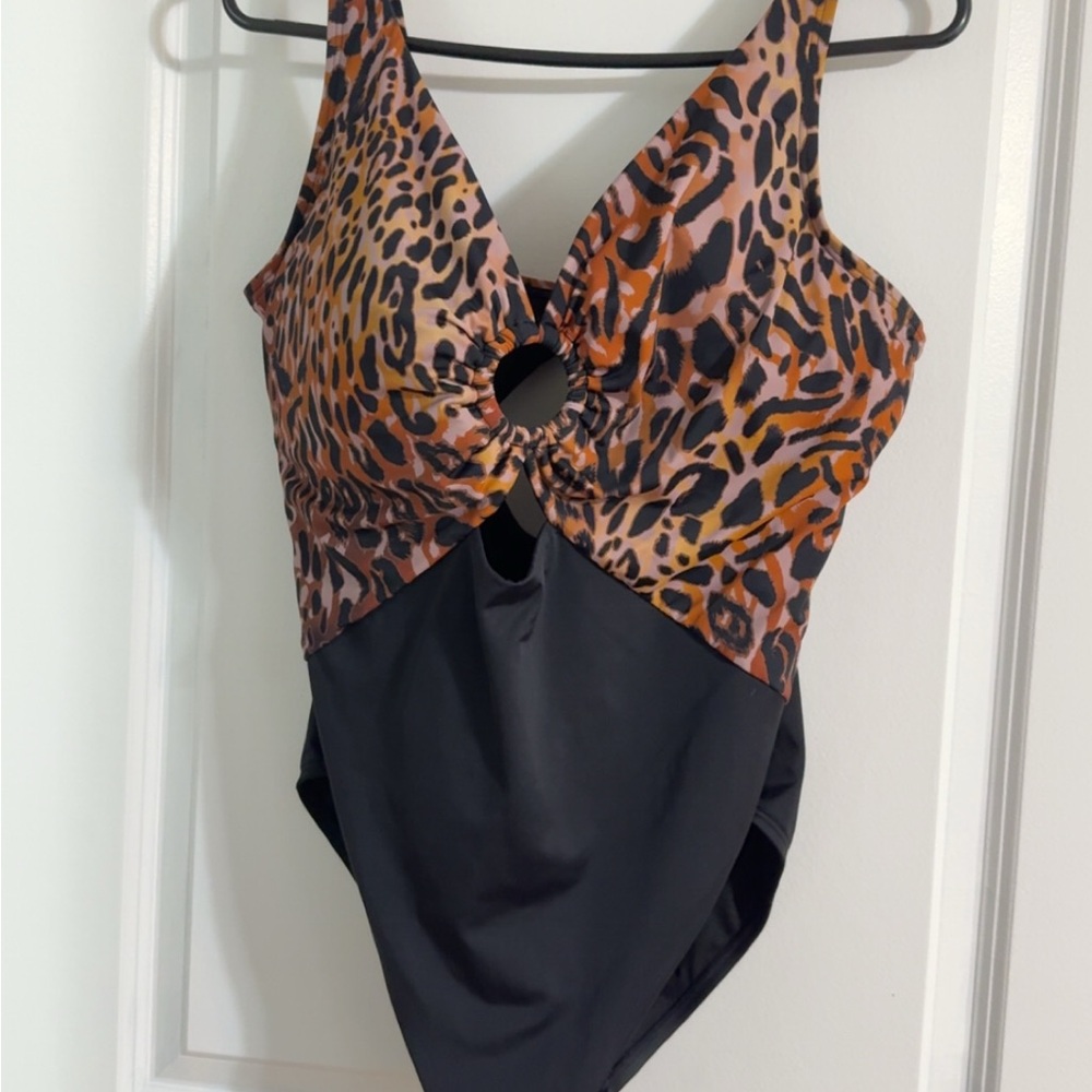 Swimsuits For All Leopard Print One Piece